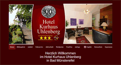 Desktop Screenshot of kurhaus-uhlenberg.de